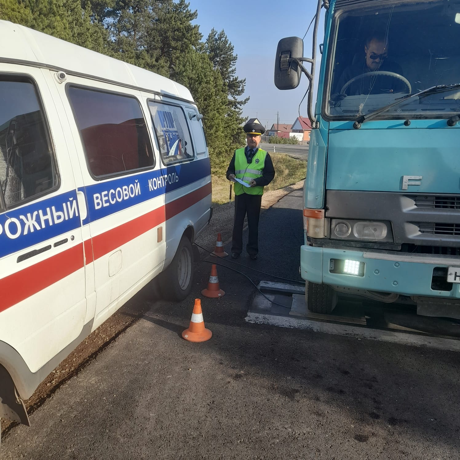 Совместный рейд Красноярский ТОГАДН  на трассе «Минусинск – Ж/д Станция Минусинск»